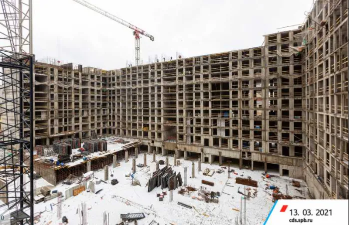 ЖК ЦДС "Чёрная Речка" ход строительства