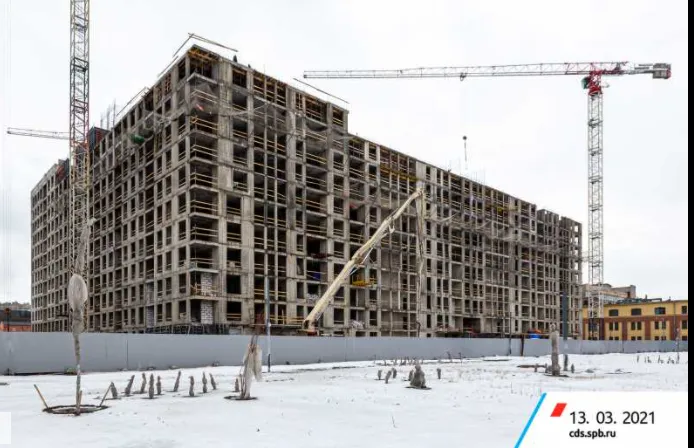ЖК ЦДС "Чёрная Речка" ход строительства