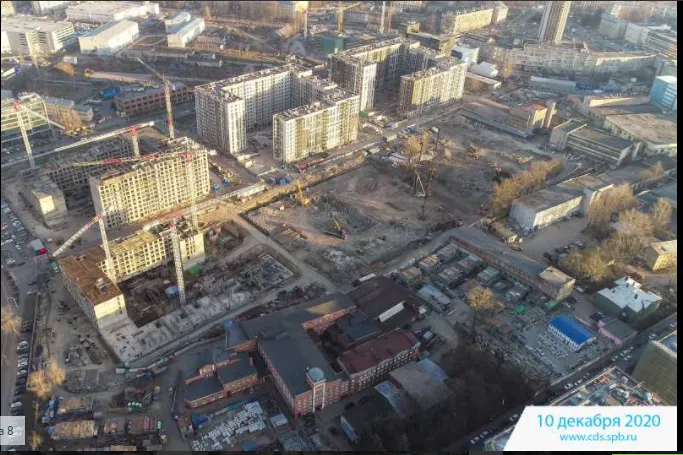 ЖК ЦДС "Чёрная Речка" ход строительства