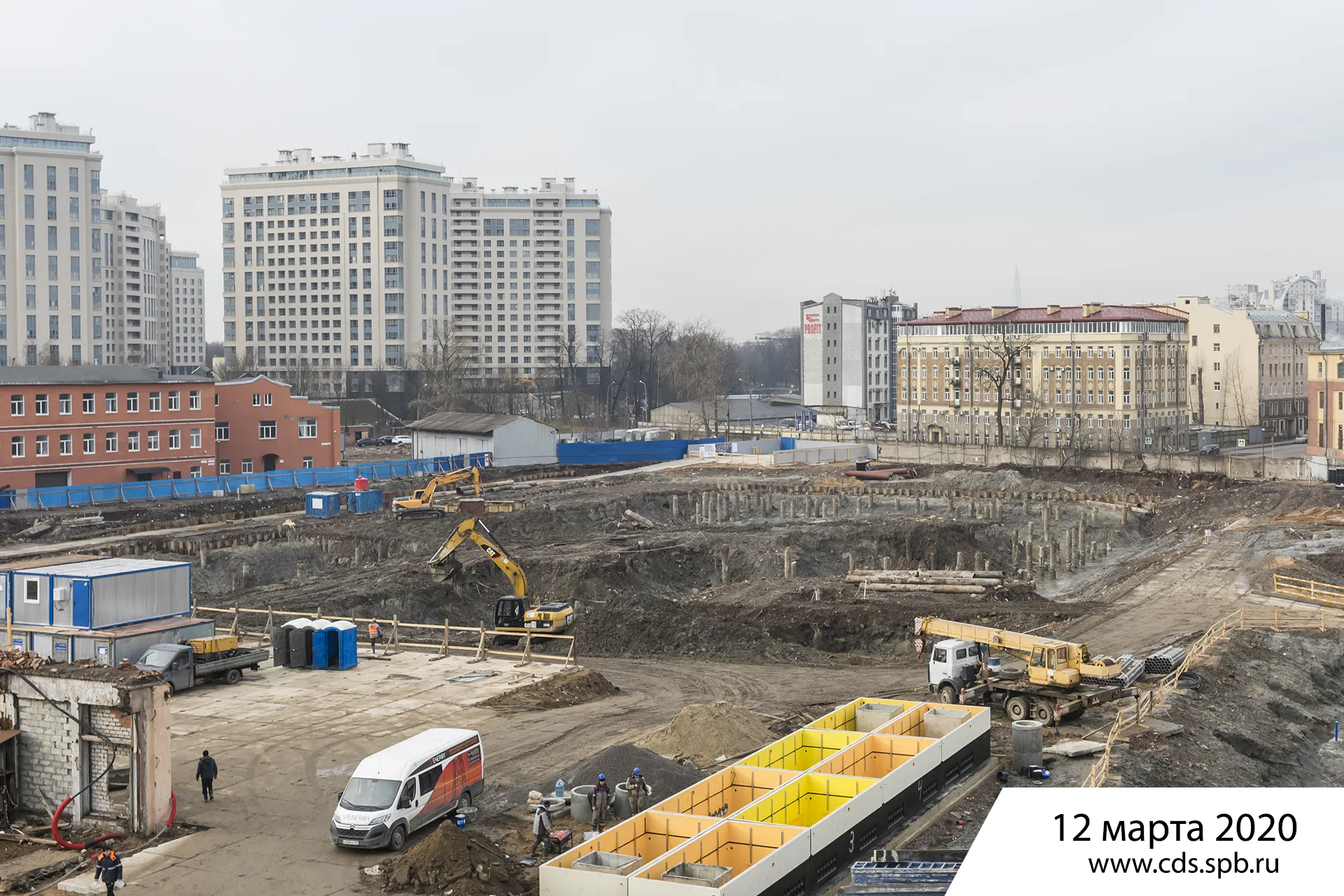 ЖК ЦДС "Чёрная Речка" ход строительства