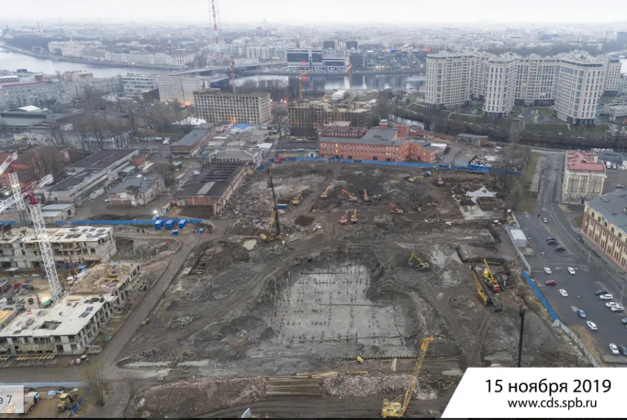 ЖК ЦДС "Чёрная Речка" ход строительства