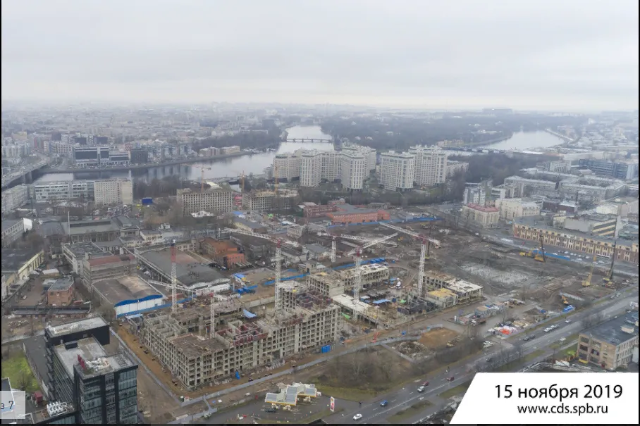 ЖК ЦДС "Чёрная Речка" ход строительства