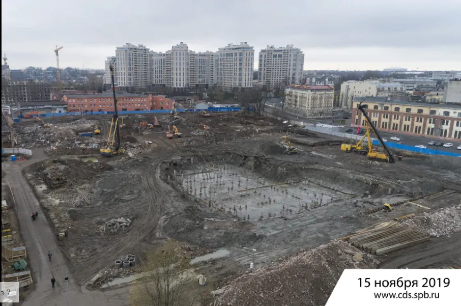 ЖК ЦДС "Чёрная Речка" ход строительства