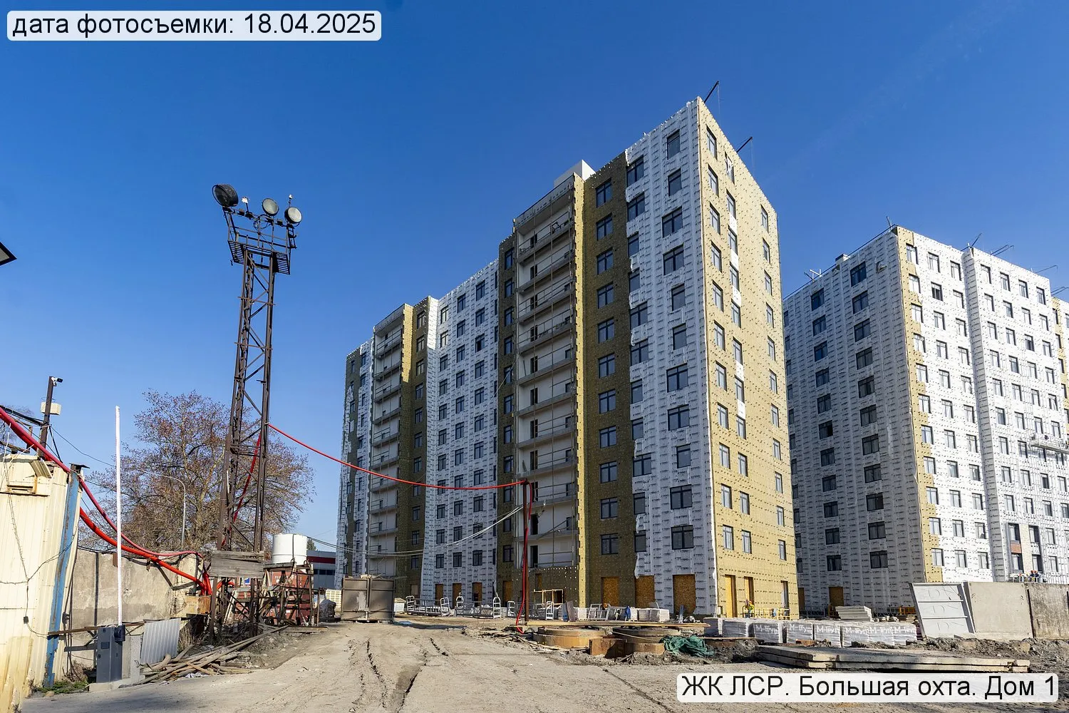 ЖК Большая Охта ход строительства