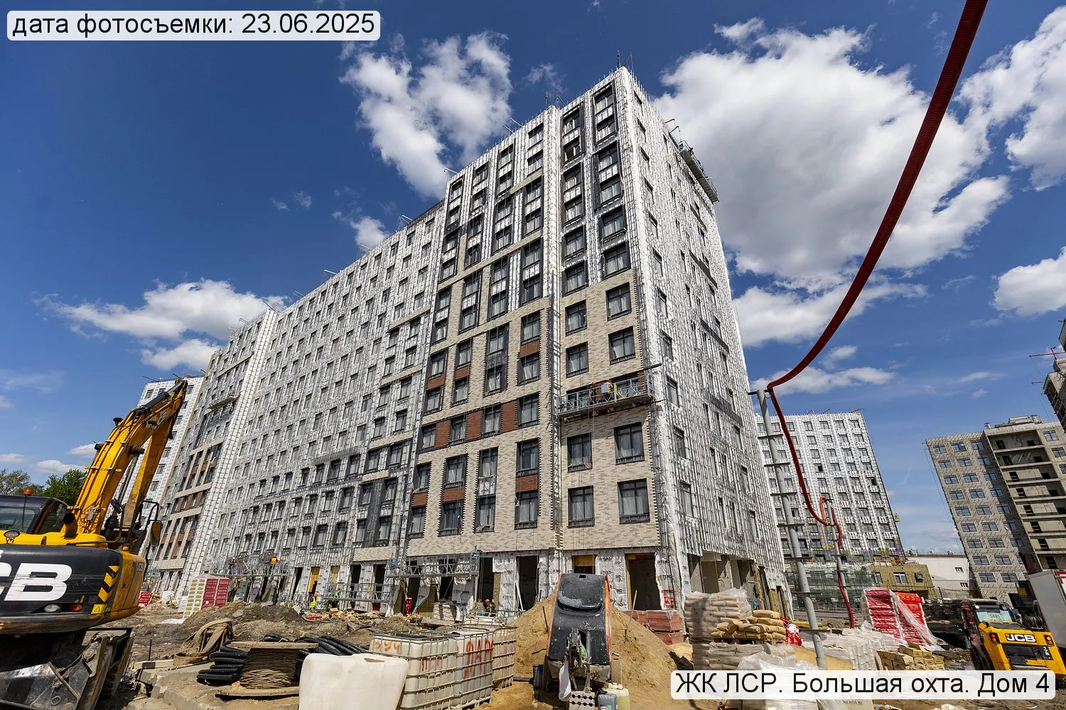 ЖК Большая Охта ход строительства