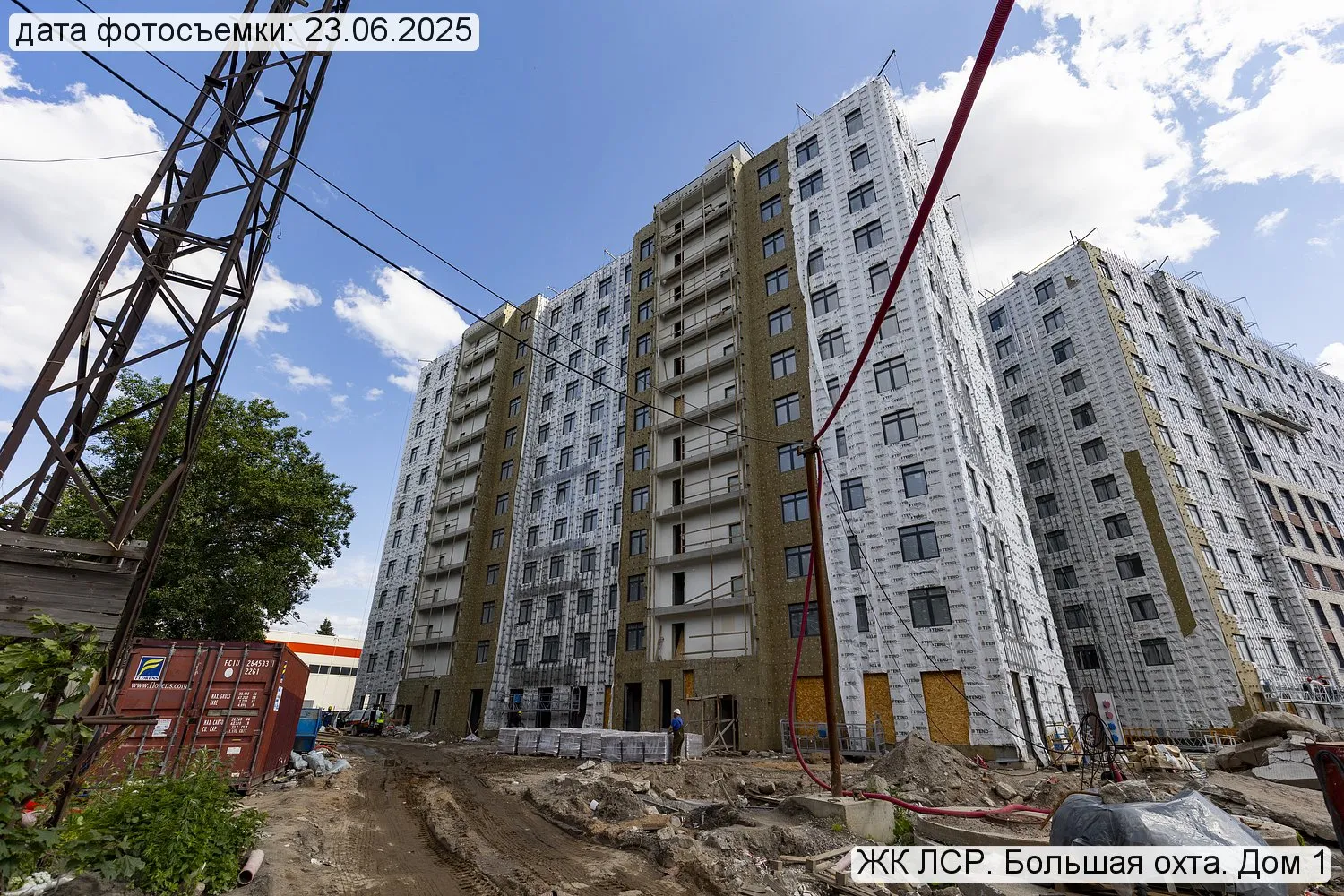 ЖК Большая Охта ход строительства