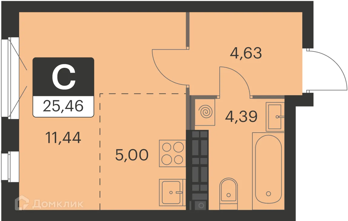 Фото квартиры в ЖК Спутник-1