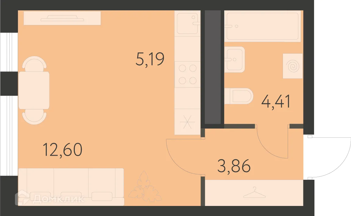 Фото квартиры в ЖК Спутник-1
