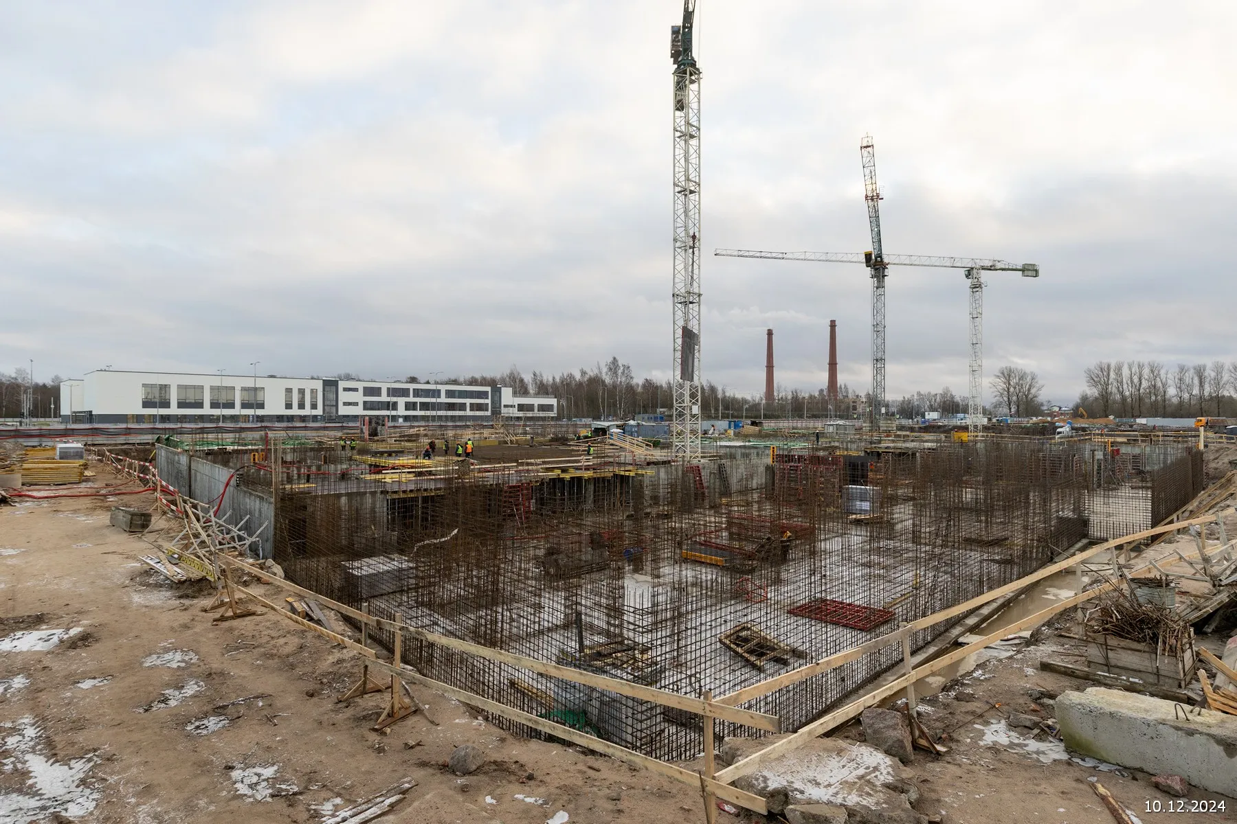 ЖК Кронфорт. Центральный ход строительства