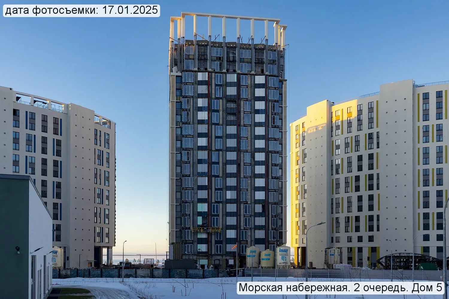 ЖК Морская набережная ход строительства