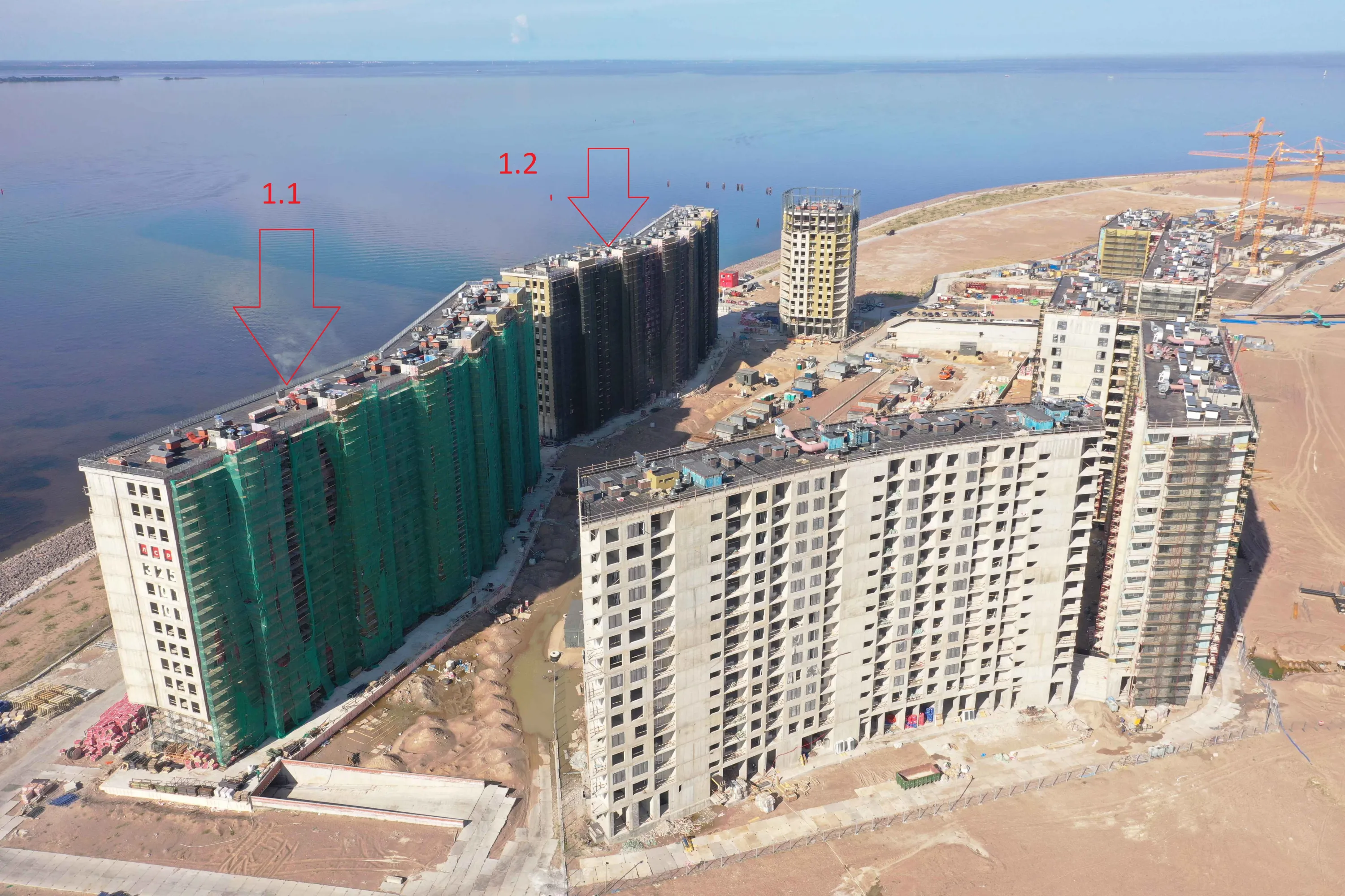 ЖК Морская набережная ход строительства
