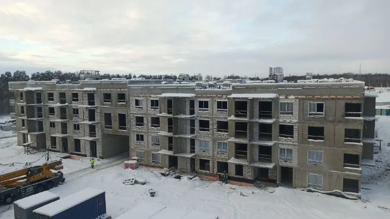 ЖК Лисино ход строительства