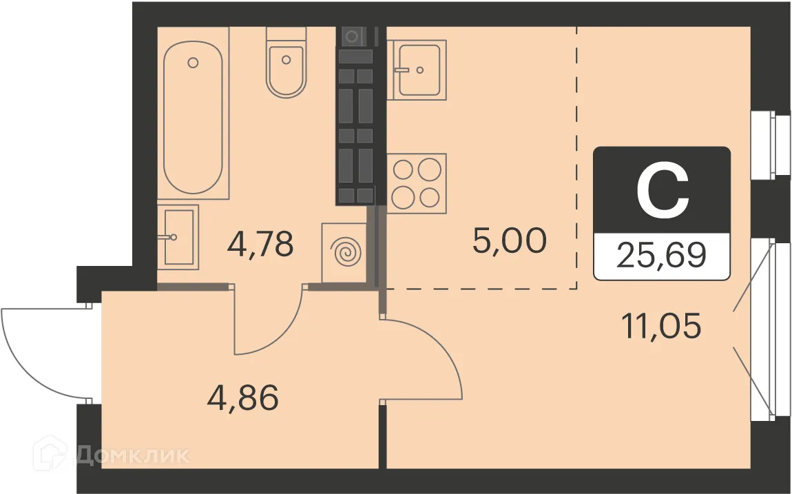Фото квартиры в ЖК Спутник-1