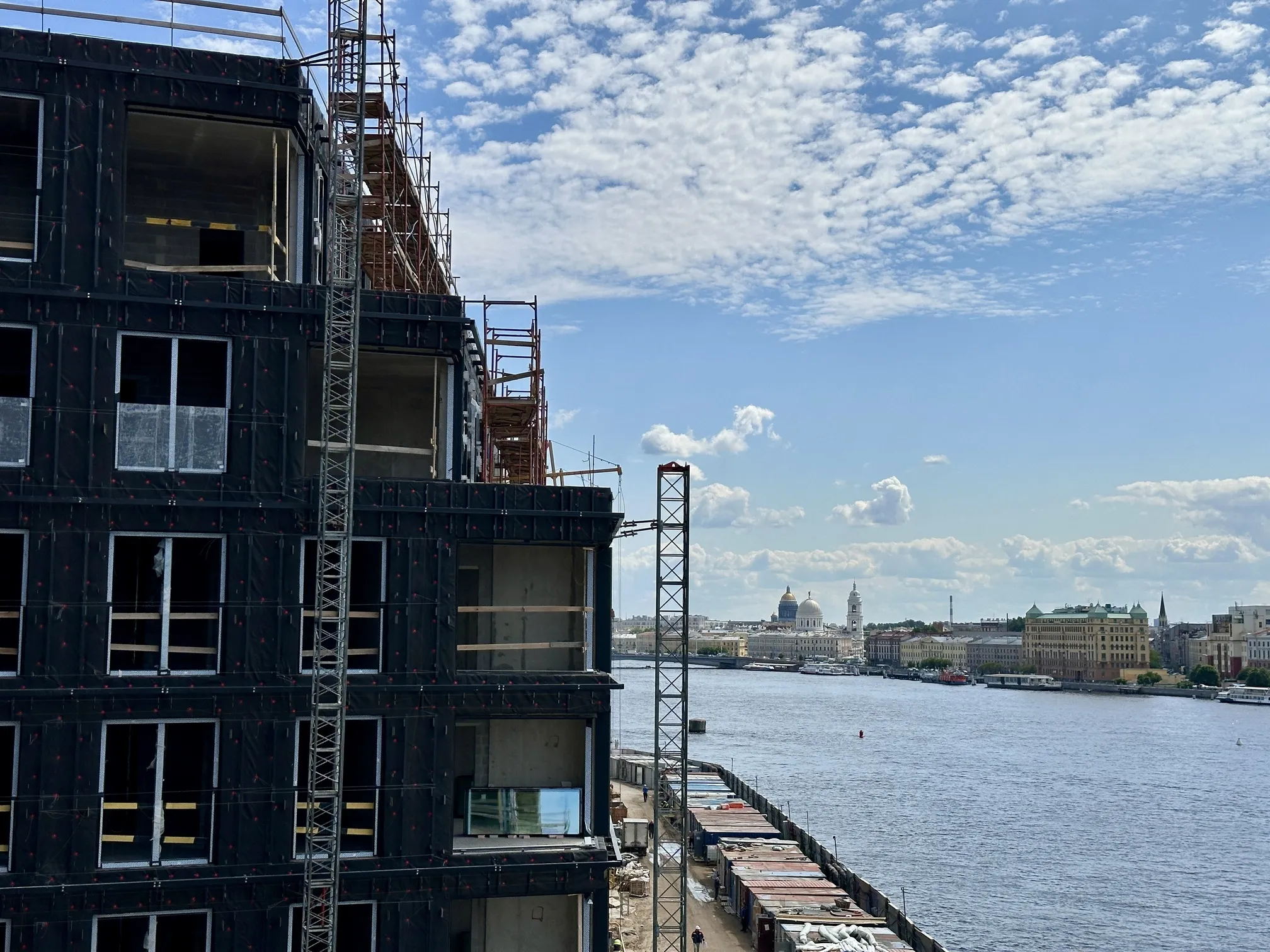 ЖК 17/33 Петровский остров ход строительства