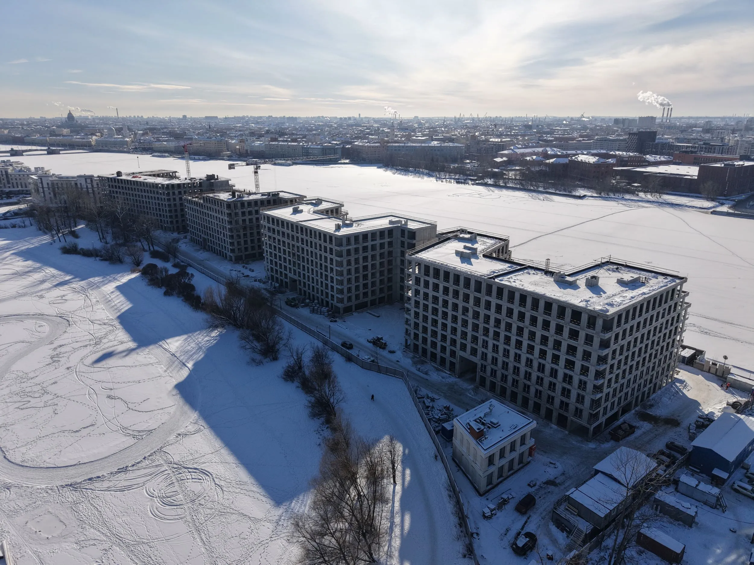 ЖК 17/33 Петровский остров ход строительства