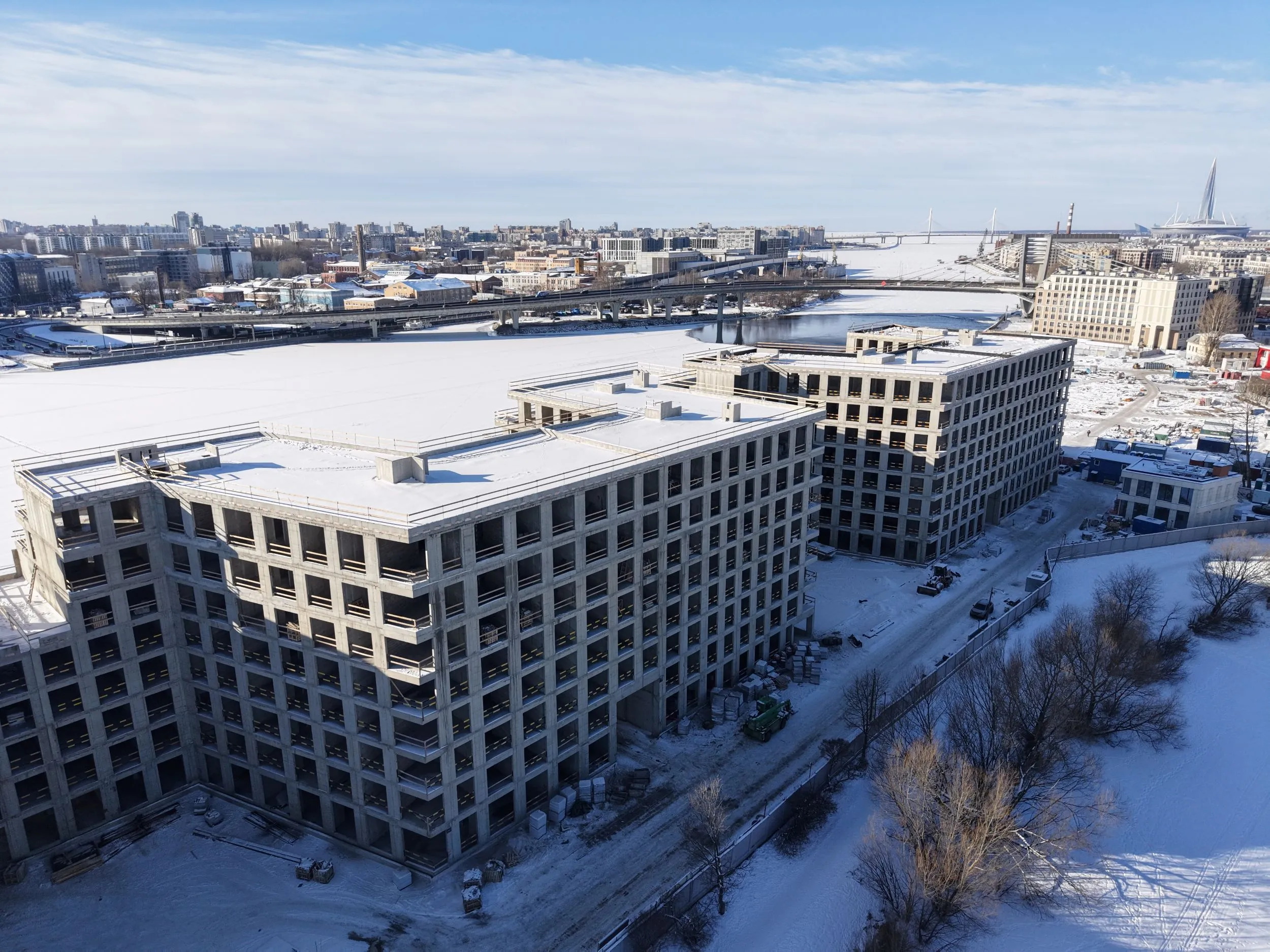 ЖК 17/33 Петровский остров ход строительства