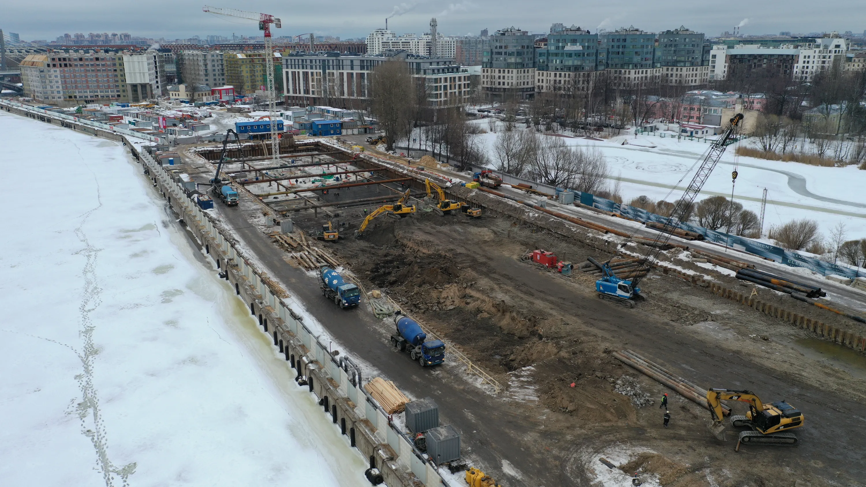ЖК 17/33 Петровский остров ход строительства