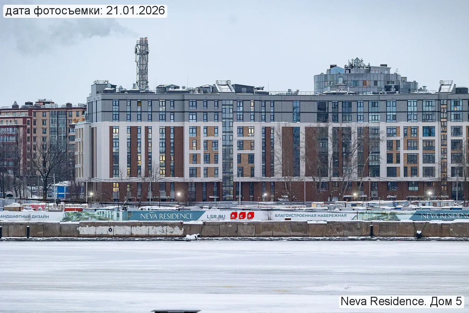 ЖК "Neva Residence (Нева Резиденс)" ход строительства