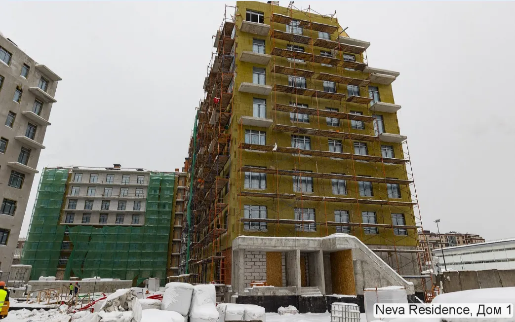 ЖК "Neva Residence (Нева Резиденс)" ход строительства