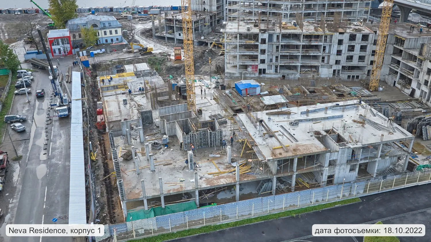 ЖК "Neva Residence (Нева Резиденс)" ход строительства