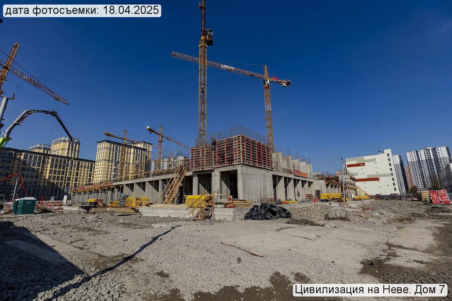 ЖК Цивилизация на Неве ход строительства