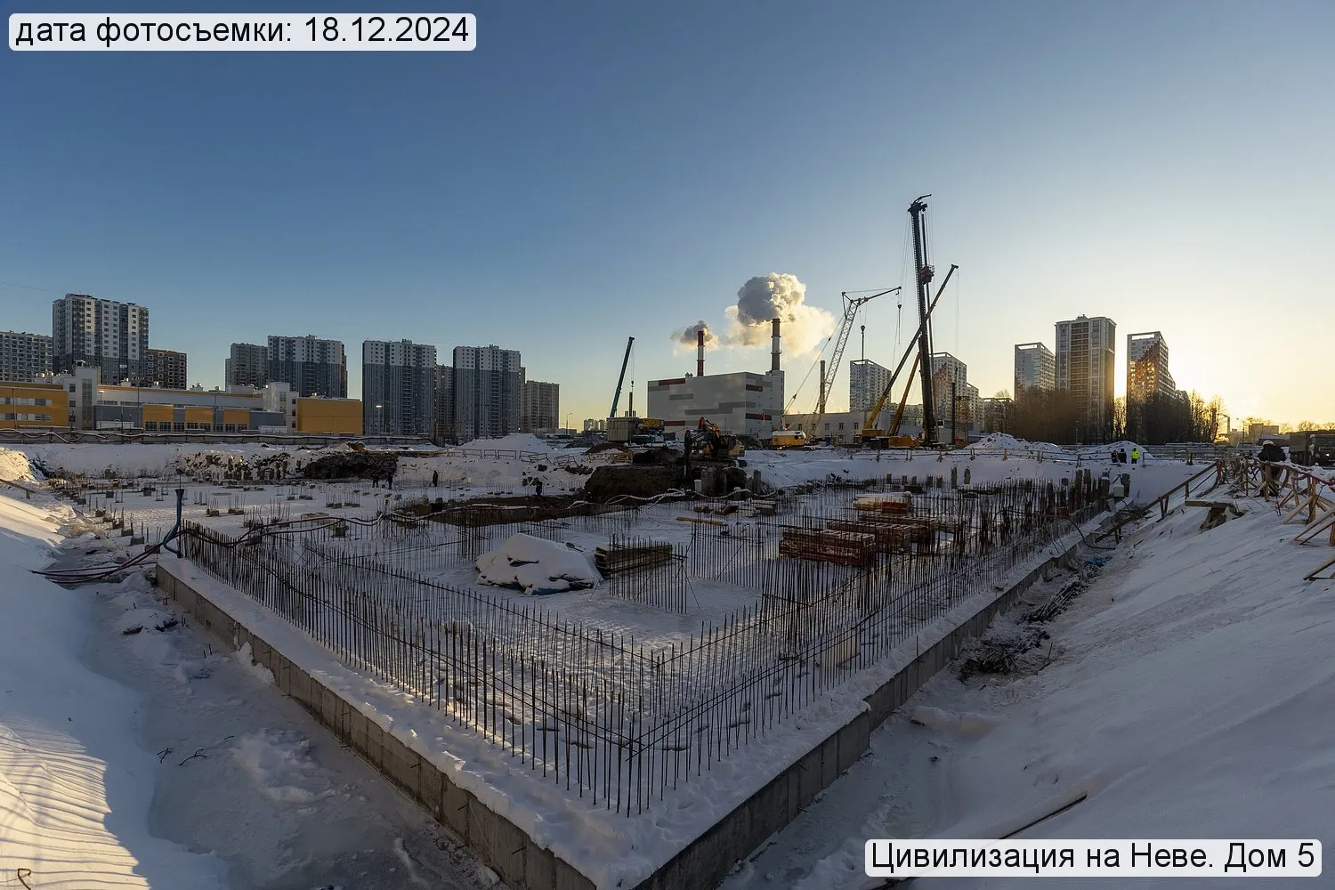 ЖК Цивилизация на Неве ход строительства