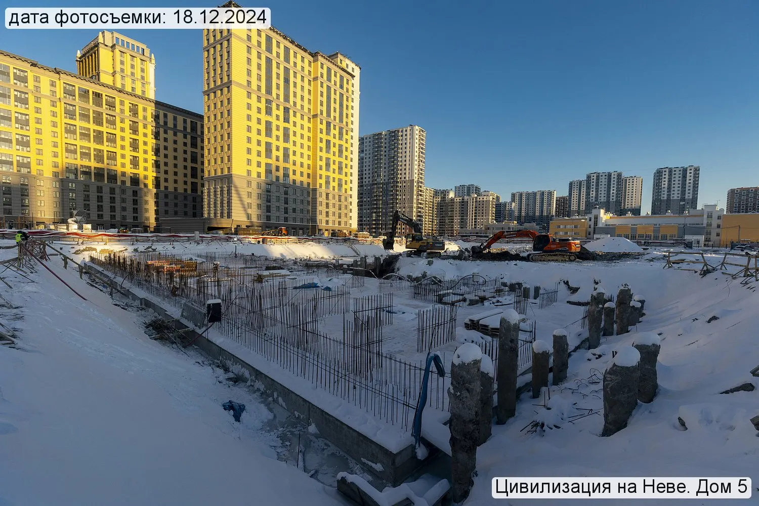 ЖК Цивилизация на Неве ход строительства