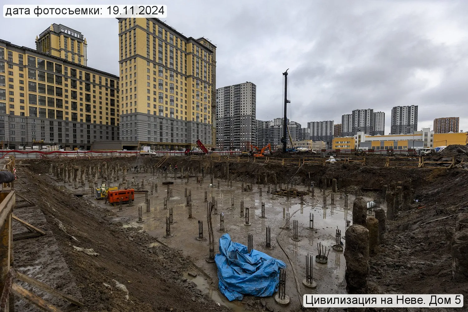 ЖК Цивилизация на Неве ход строительства