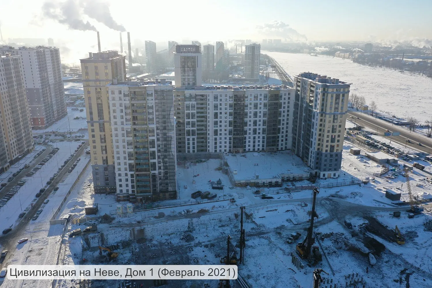 ЖК Цивилизация на Неве ход строительства