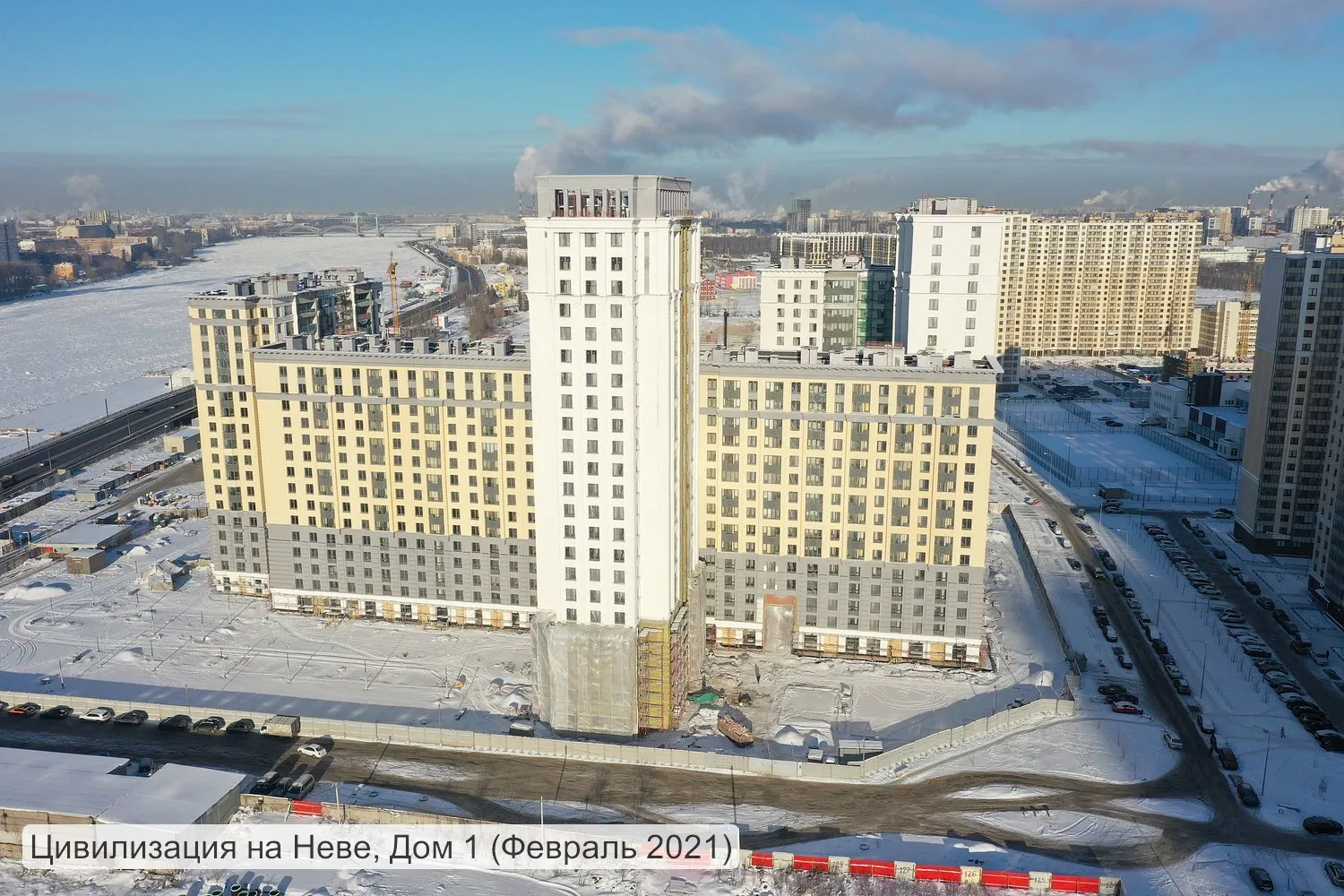 ЖК Цивилизация на Неве ход строительства