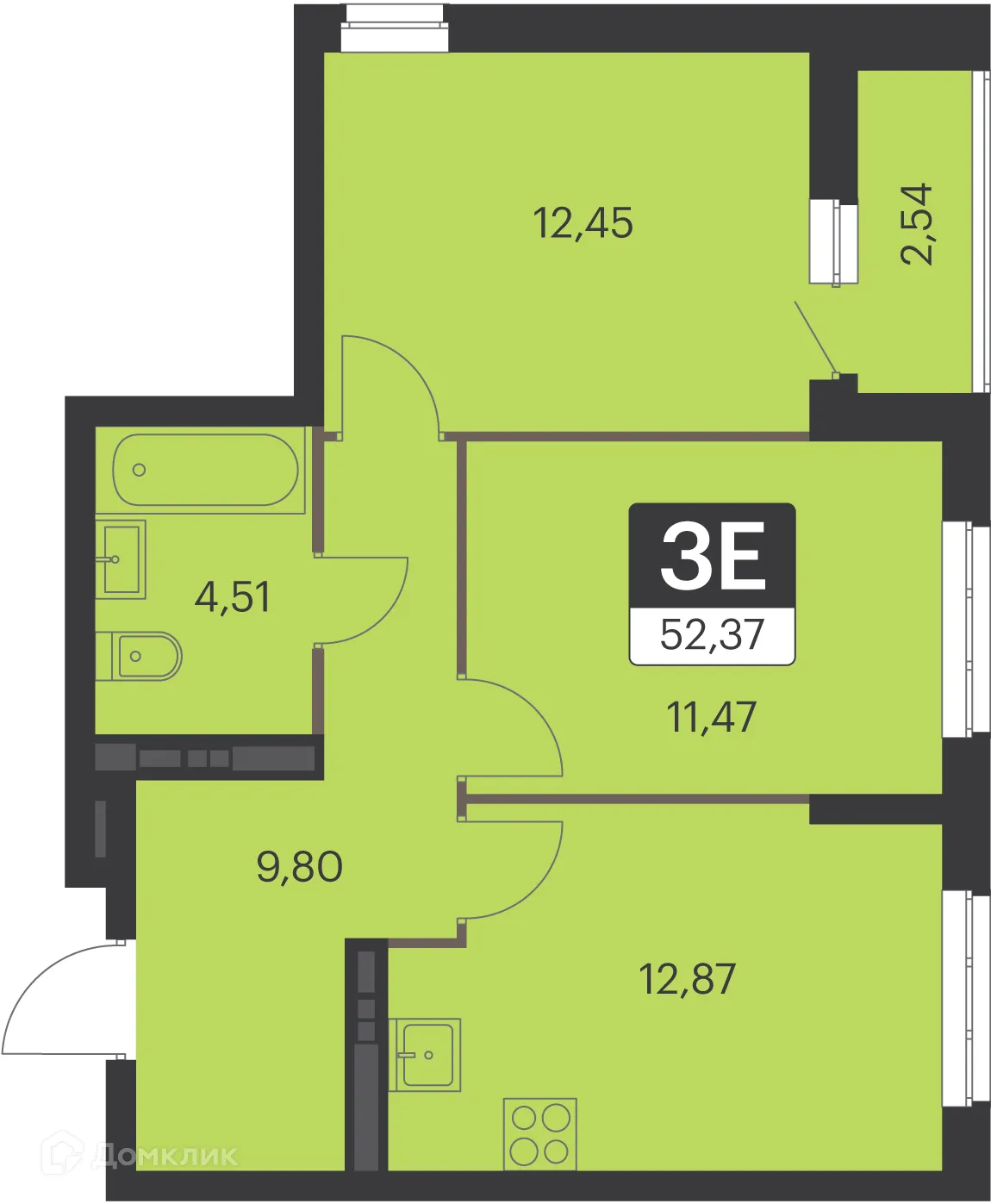 Фото квартиры в ЖК Спутник-1