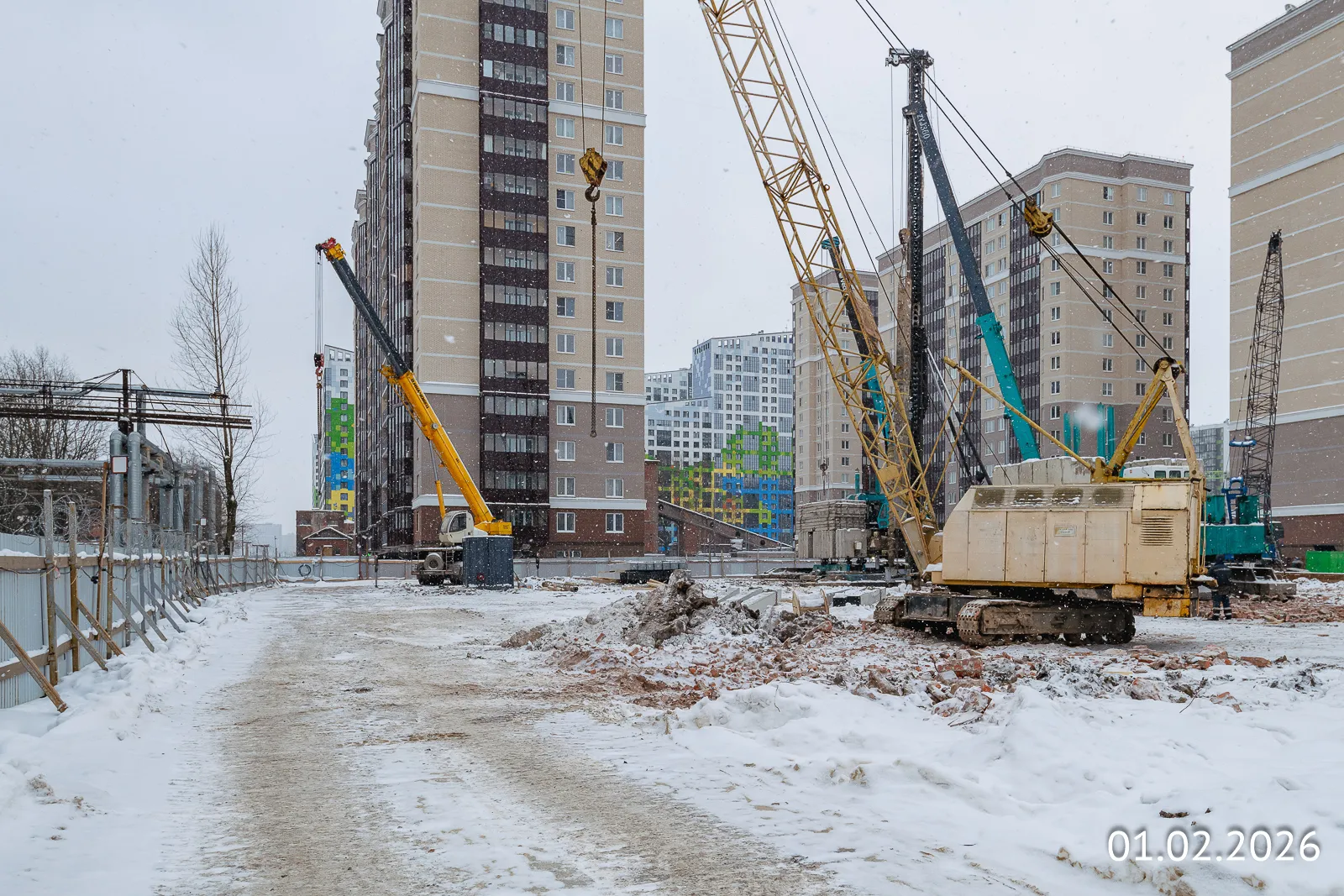 ОРО от Аквилон ход строительства