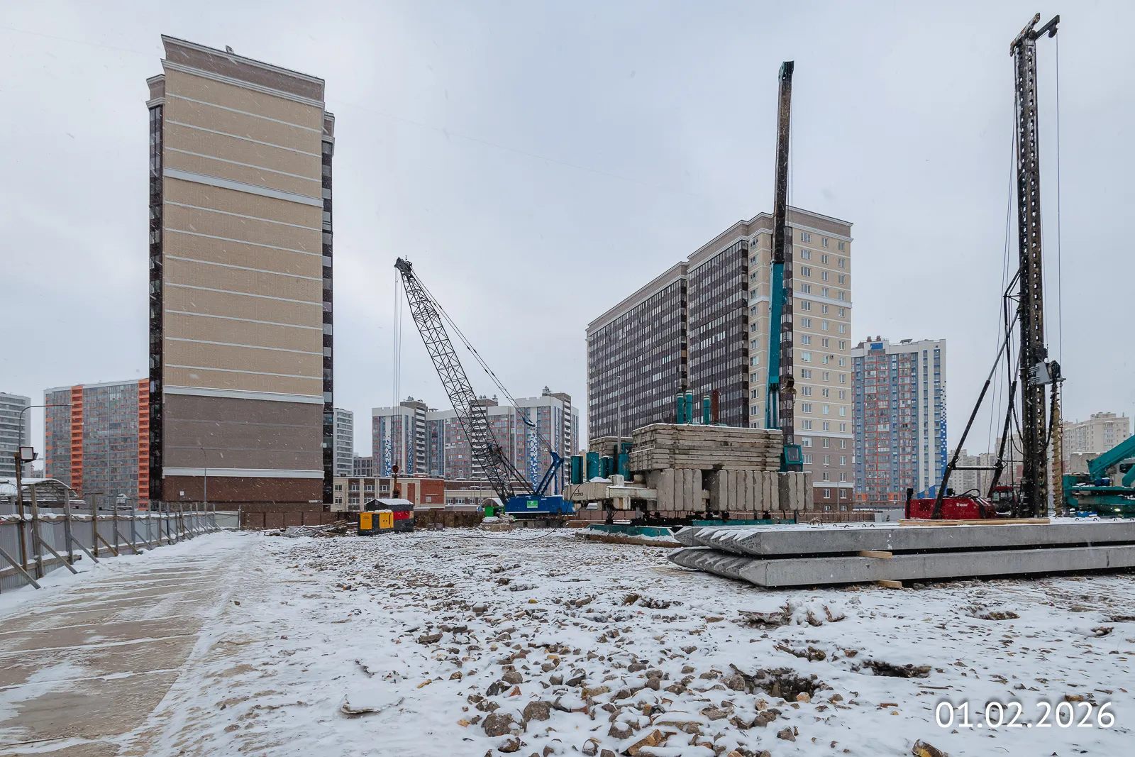 ОРО от Аквилон ход строительства