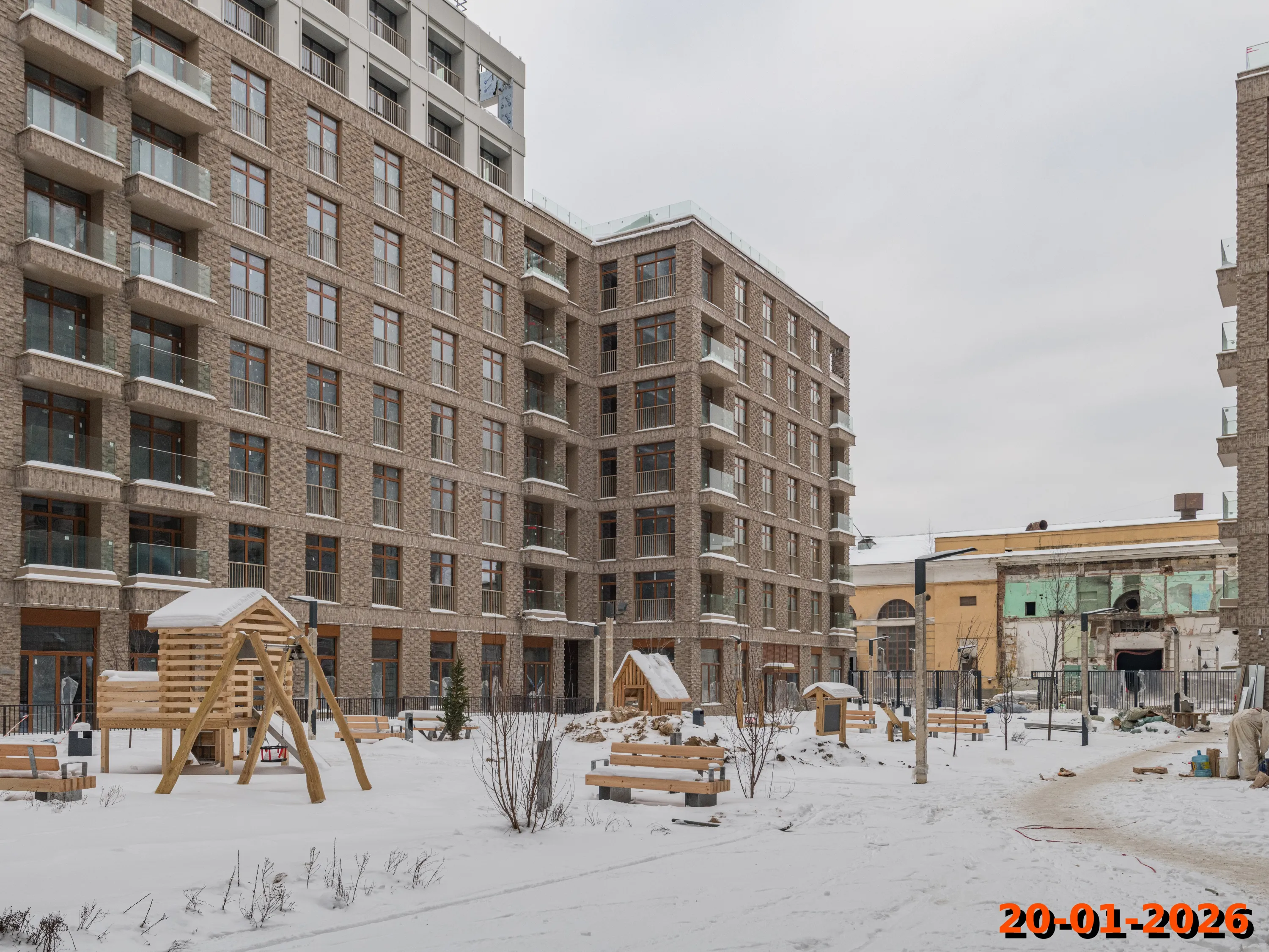 ЖК Лермонтовский 54 ход строительства