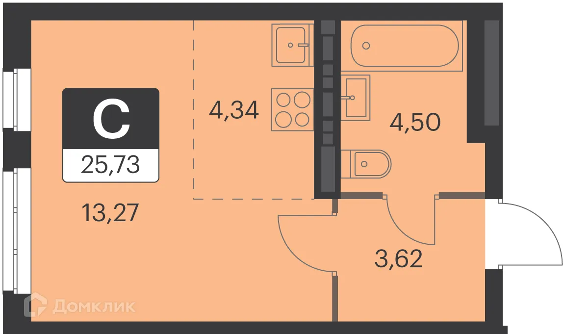 Фото квартиры в ЖК Спутник-1