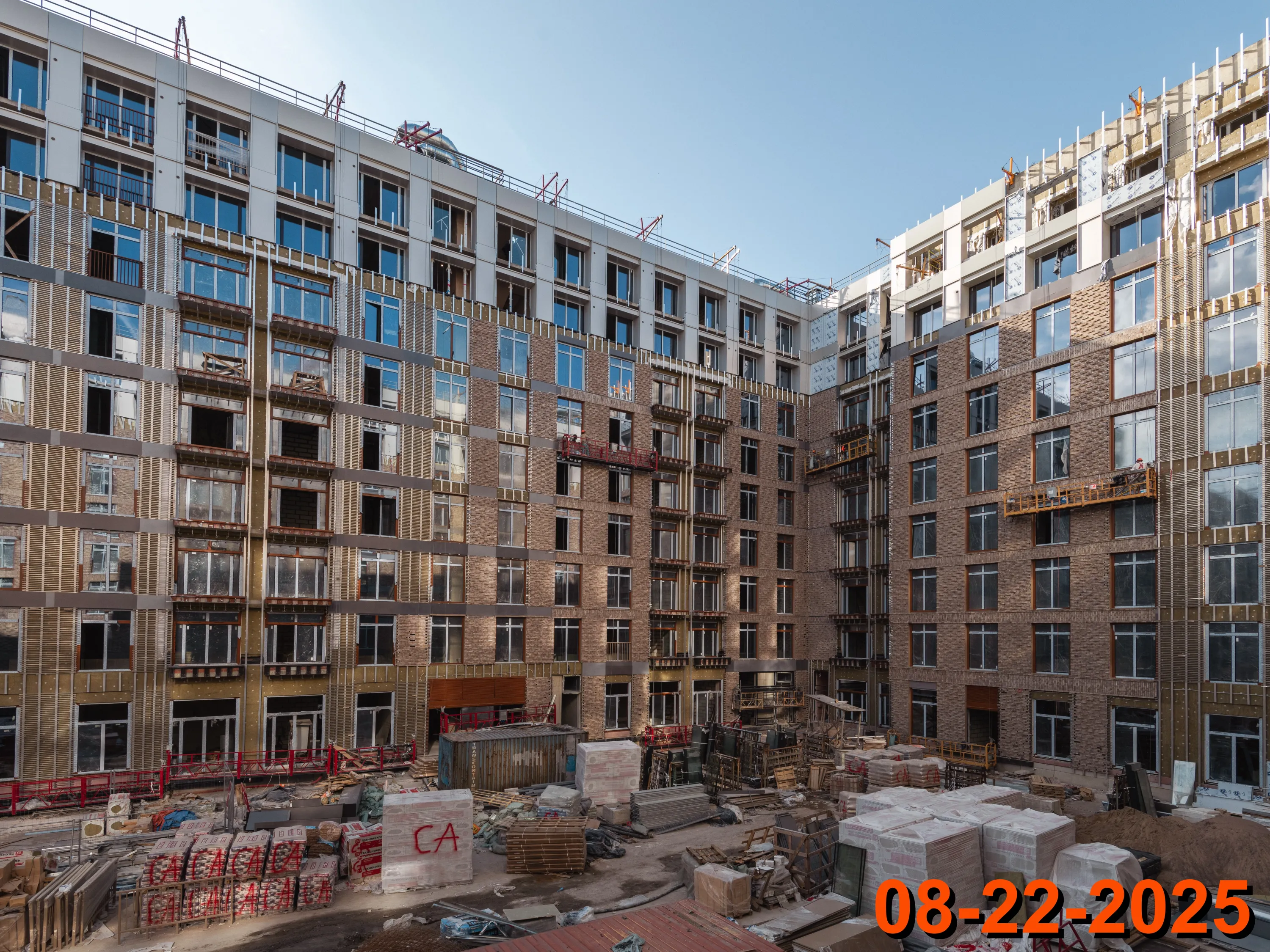 ЖК Лермонтовский 54 ход строительства