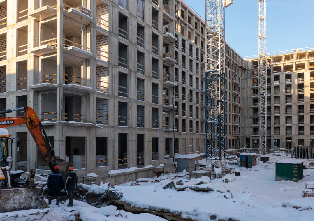 ЖК Лермонтовский 54 ход строительства