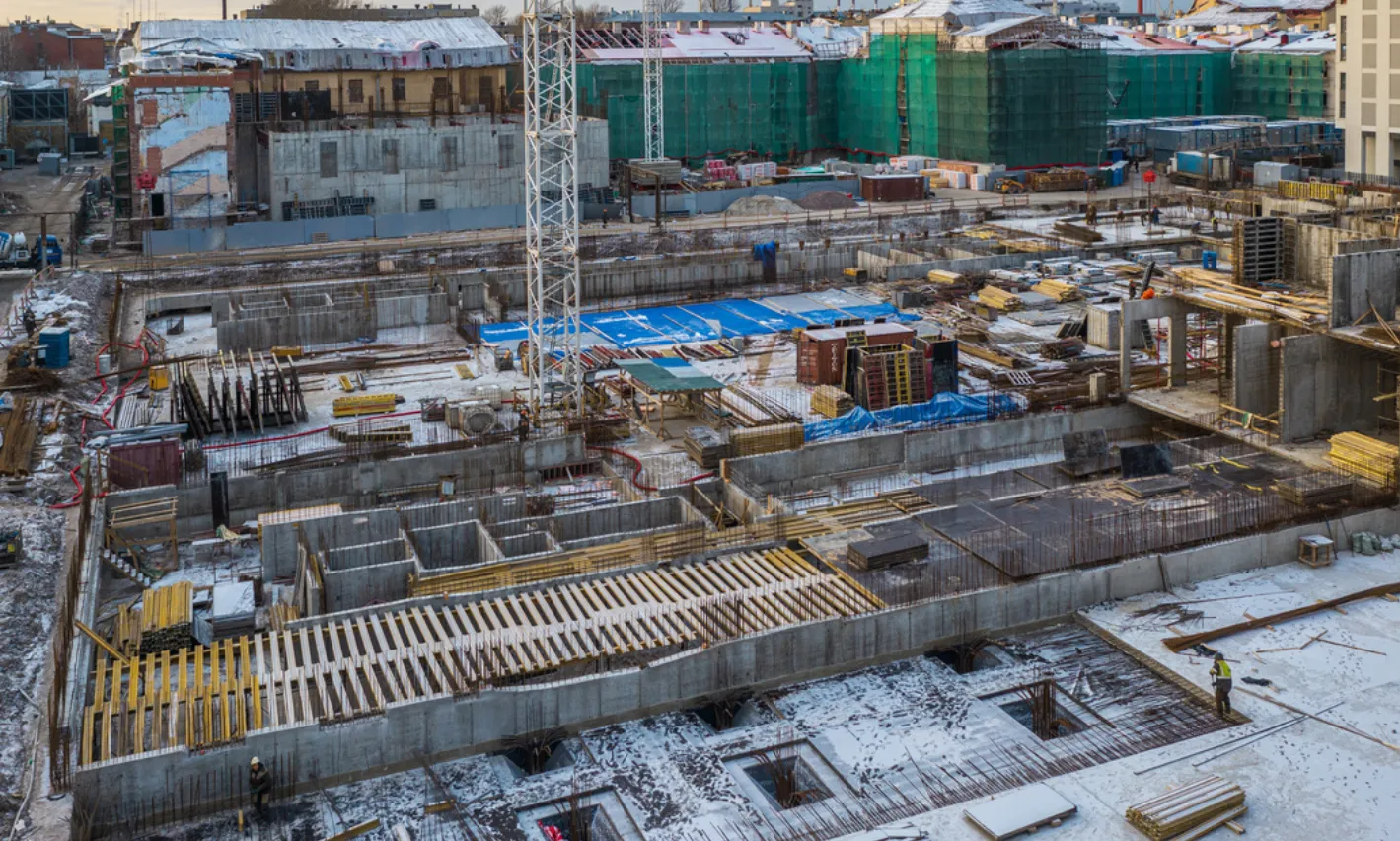 ЖК Лермонтовский 54 ход строительства