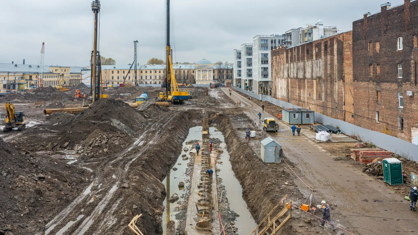 ЖК Лермонтовский 54 ход строительства