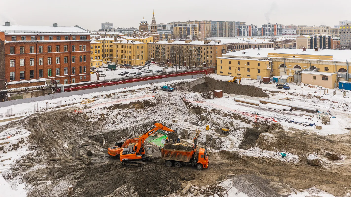 ЖК Лермонтовский 54 ход строительства