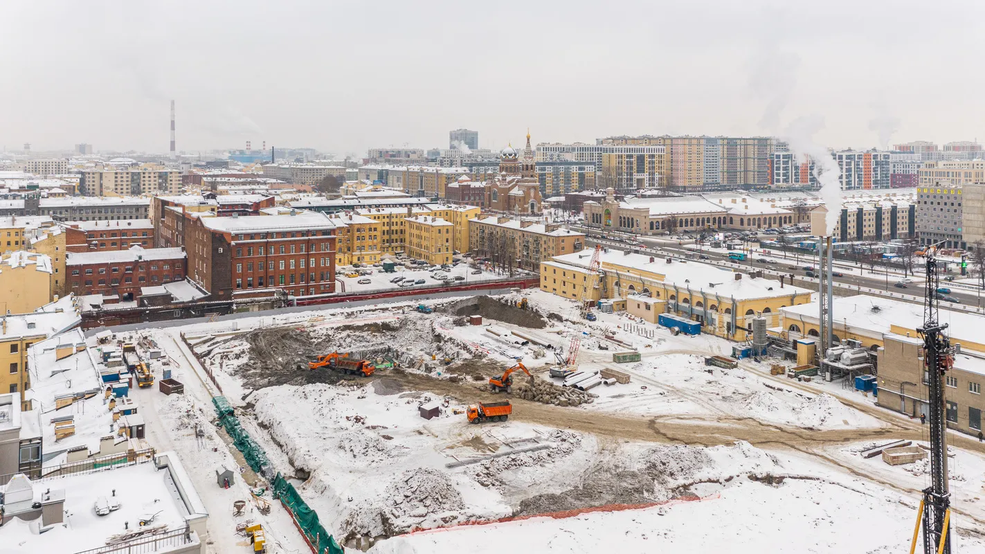 ЖК Лермонтовский 54 ход строительства