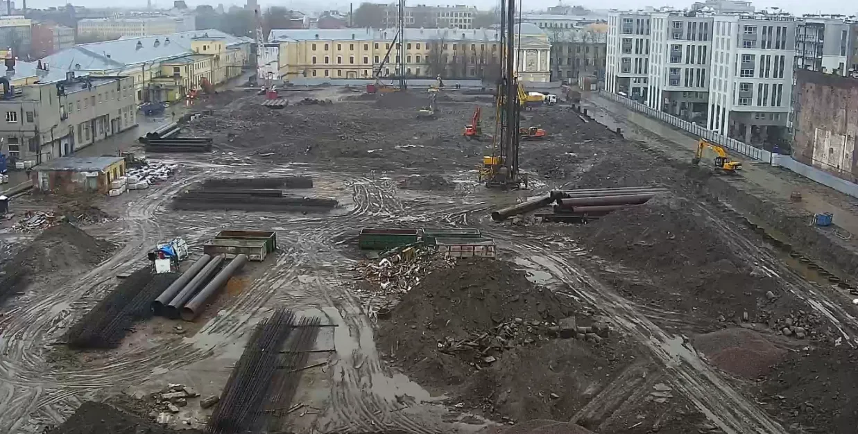 ЖК Лермонтовский 54 ход строительства