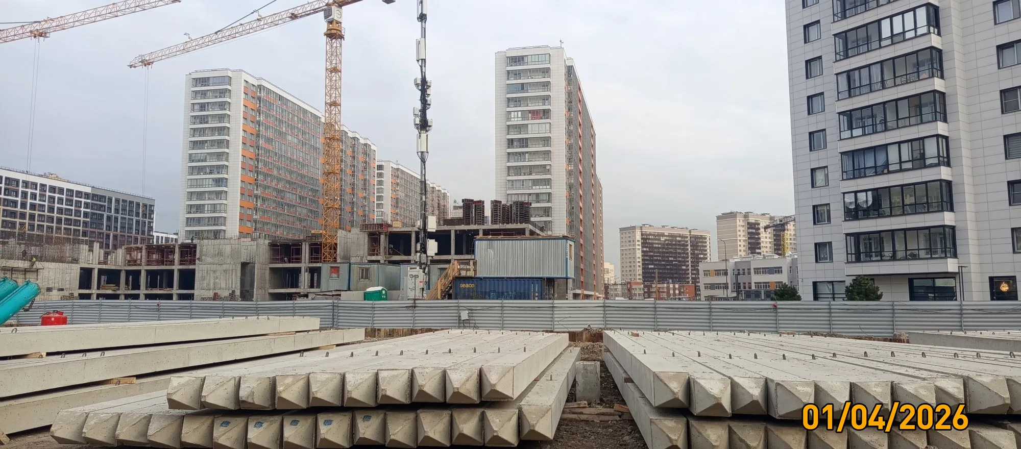 Квартал бизнес-класса М36 ход строительства