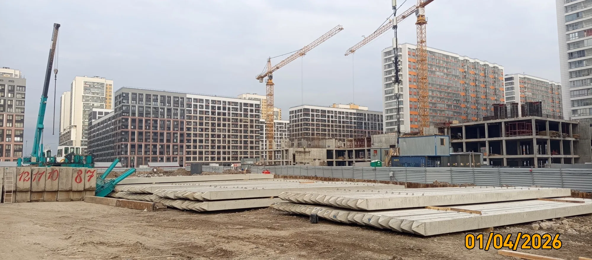 Квартал бизнес-класса М36 ход строительства