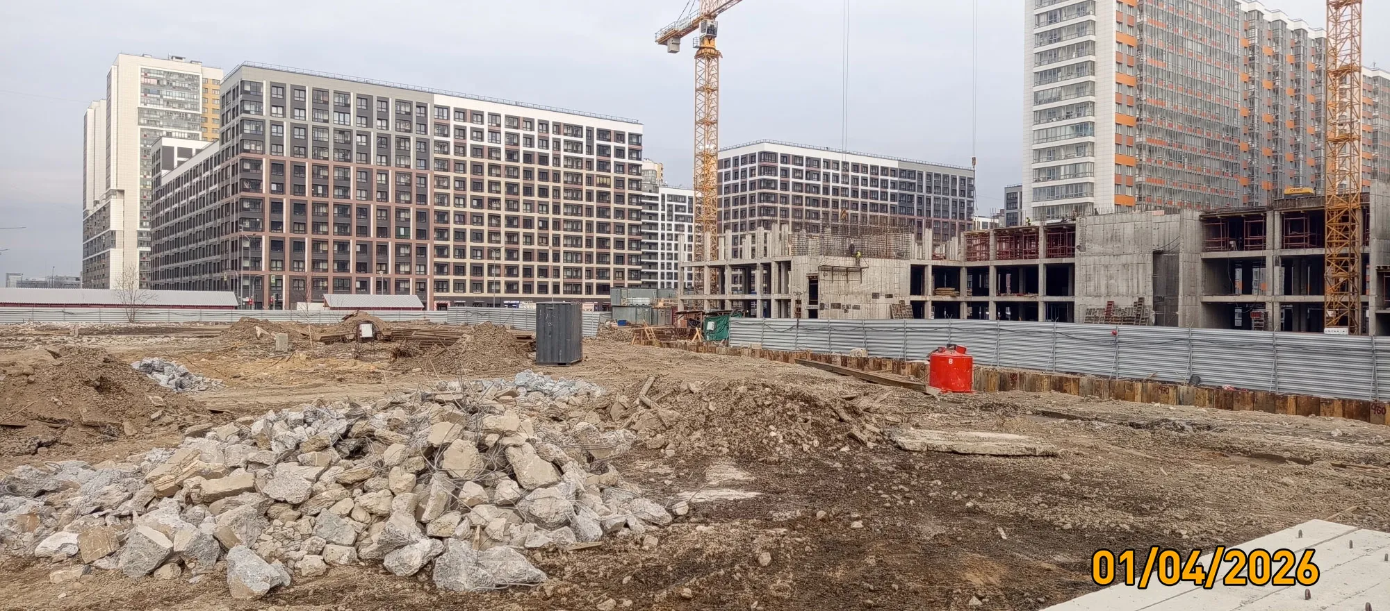 Квартал бизнес-класса М36 ход строительства