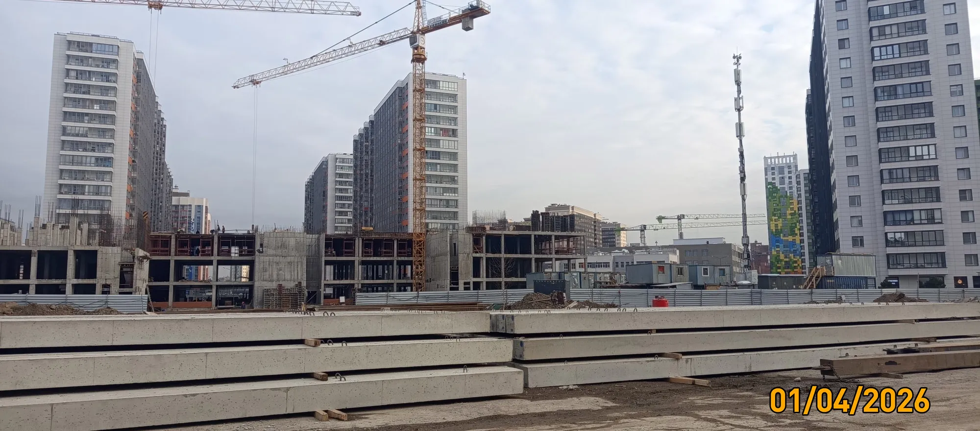 Квартал бизнес-класса М36 ход строительства