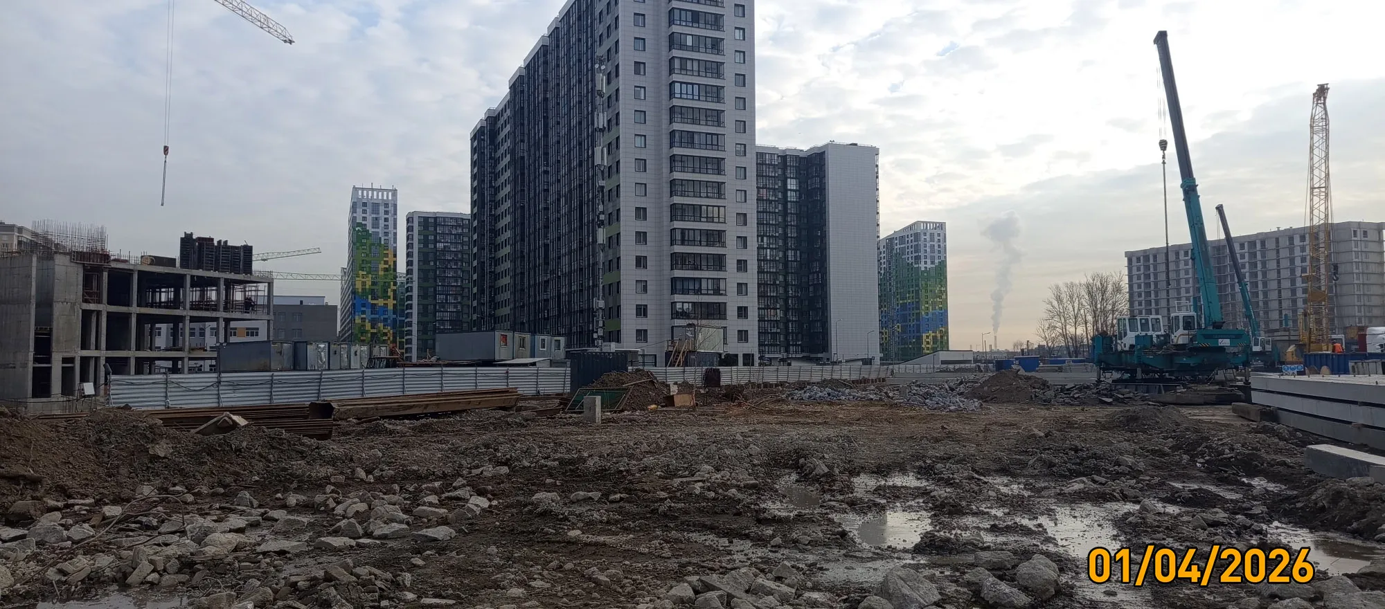 Квартал бизнес-класса М36 ход строительства