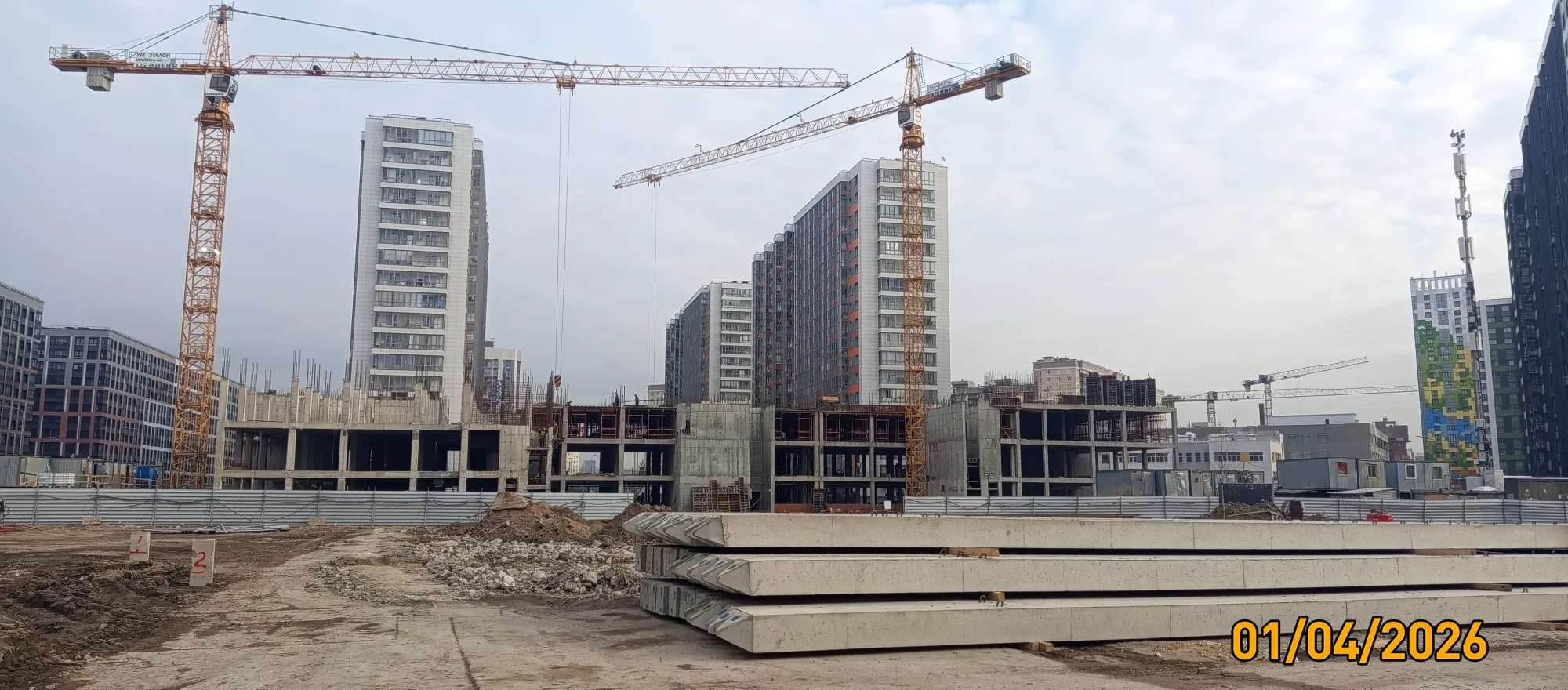Квартал бизнес-класса М36 ход строительства