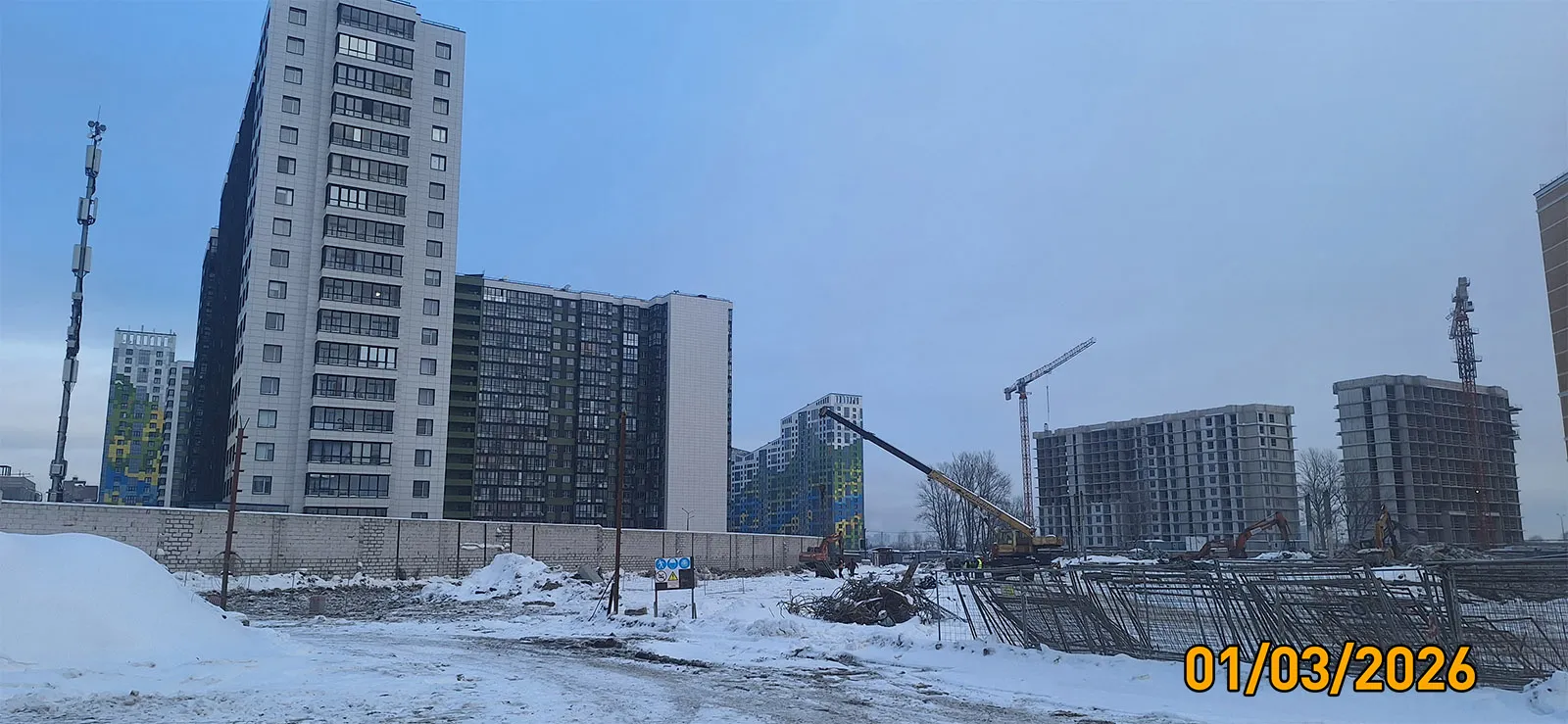 Квартал бизнес-класса М36 ход строительства