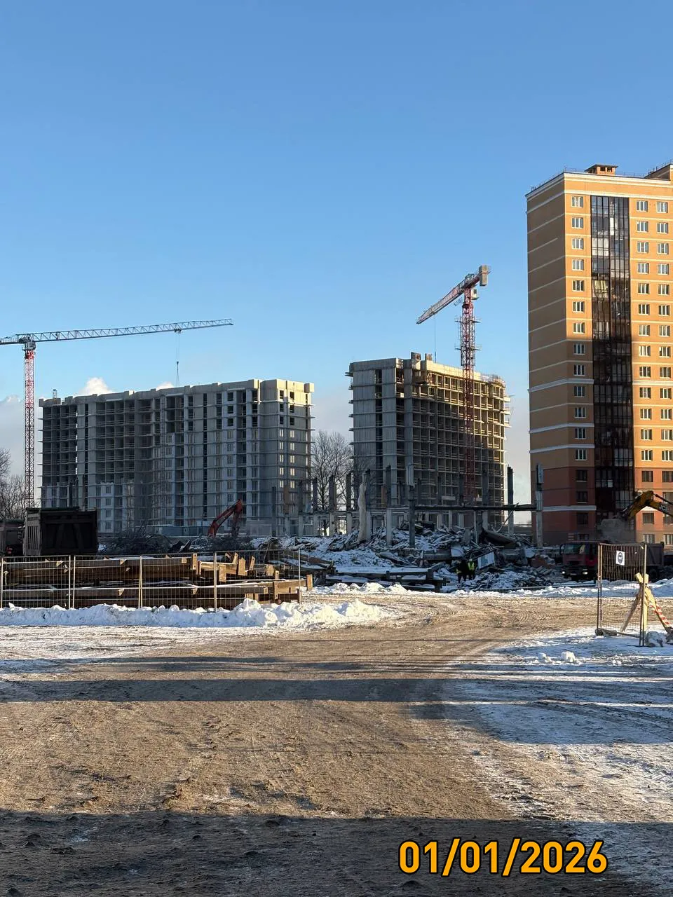 Квартал бизнес-класса М36 ход строительства